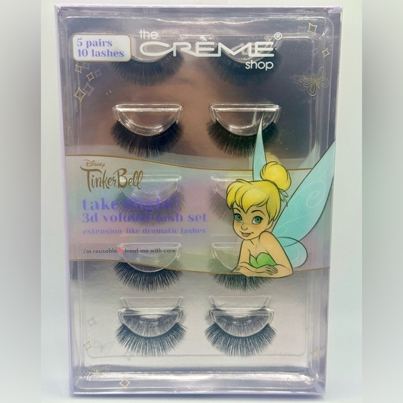 The Creme Shop Other - The Creme Shop Tinkerbell Lash Set 5 Pairs 3D Volume NEW